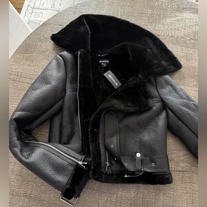 Pretty Little Thing Short Black Jacket 4